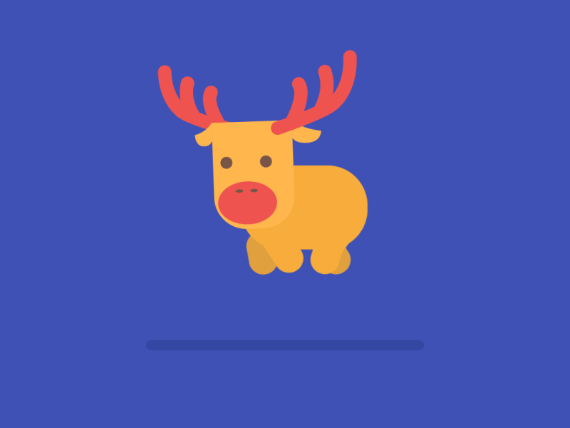 Loading spinner animation cartoon