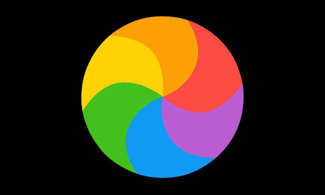 Spinning Pinwheel of Death Beach Ball