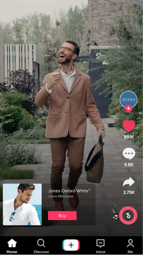 Example TikTok Collection ad