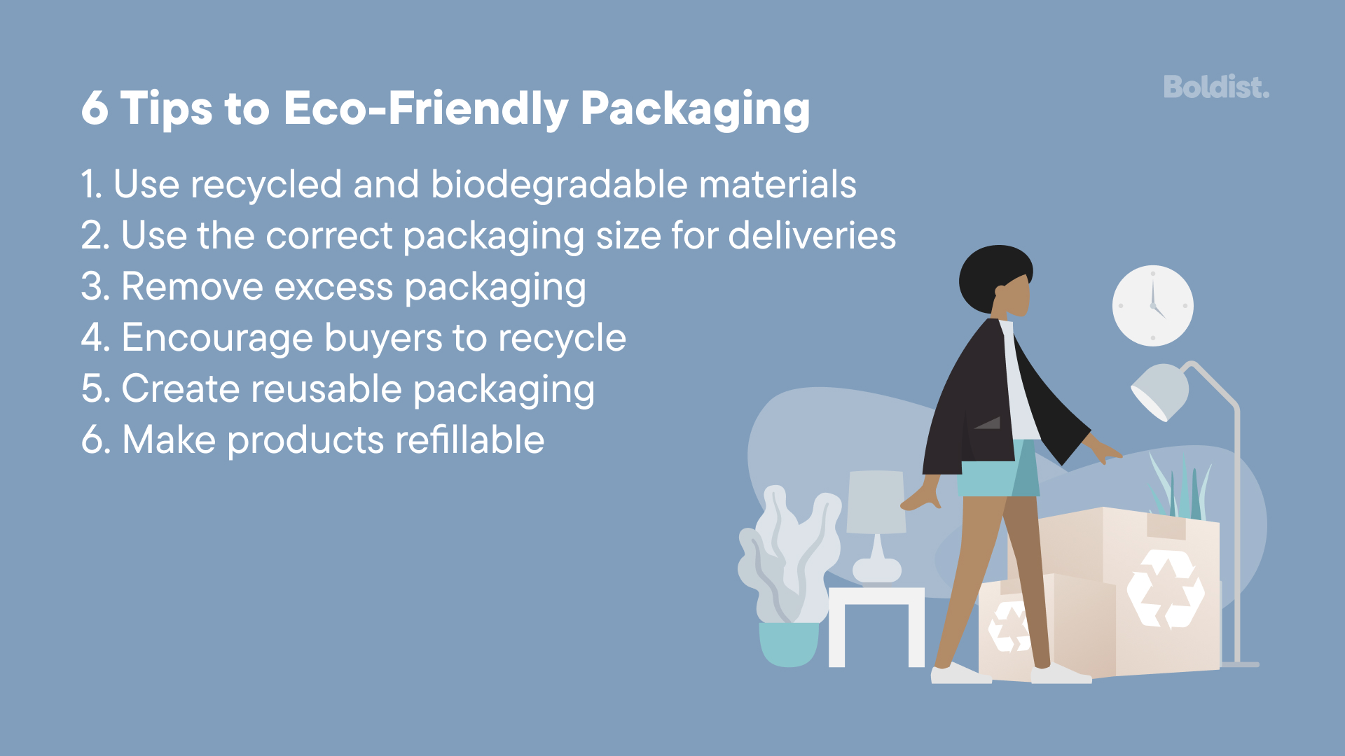 Infographic that lists the 6 tips in the article. 